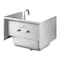 Amgood Stainless Steel Wall Mounted Hand Sink 17 in. x 15 in. with Side Splashes and Gooseneck Faucet HAND-SINK HS-17SS - alternate 7